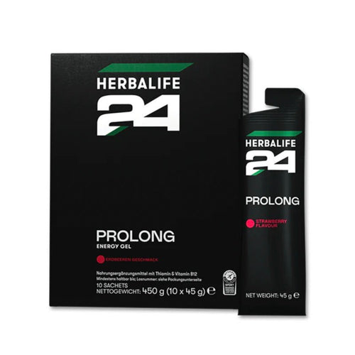 H24 Prolong Energy Gel Erdbeere 10 Beutel - Herbalife